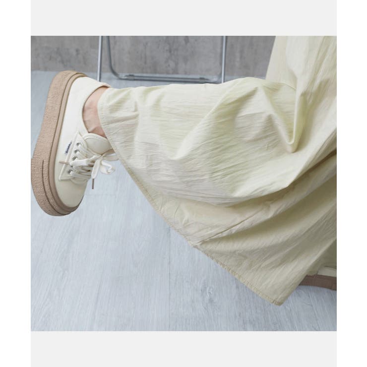 きれいめガウチョパンツ ハイウエストフレアパンツ 薄手イージーパンツ軽いスカーチ… | SUNSHINE CLOSET | 詳細画像24 