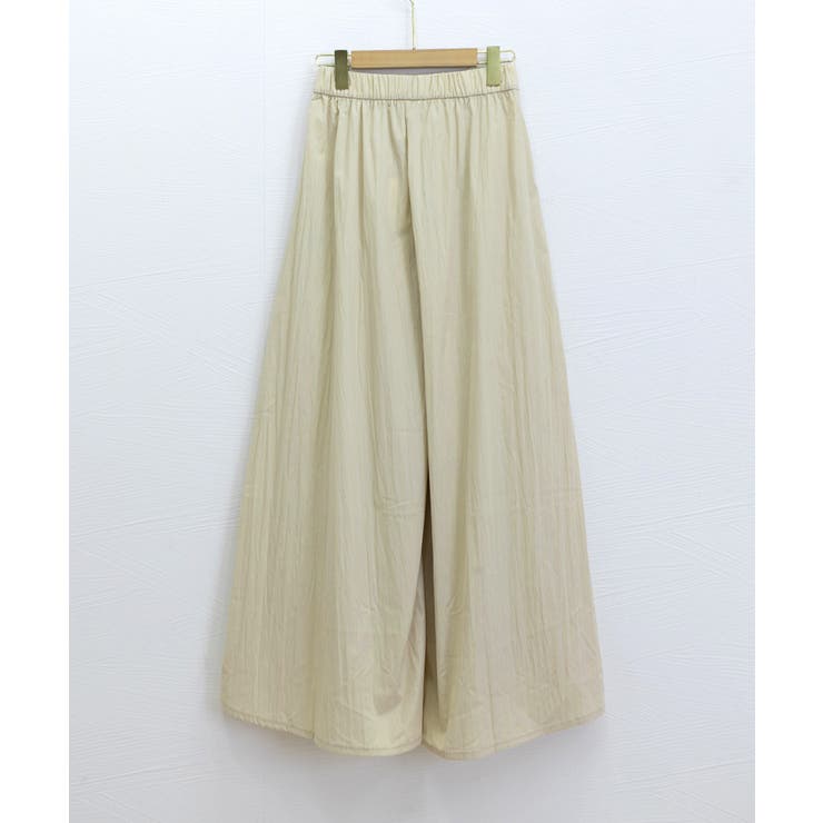 きれいめガウチョパンツ ハイウエストフレアパンツ 薄手イージーパンツ軽いスカーチ… | SUNSHINE CLOSET | 詳細画像27 