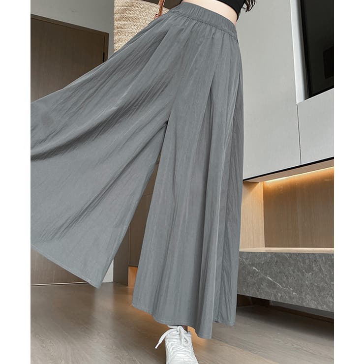 ワイドパンツ 冷感キュロットパンツ春夏秋 | SUNSHINE CLOSET | 詳細画像7 