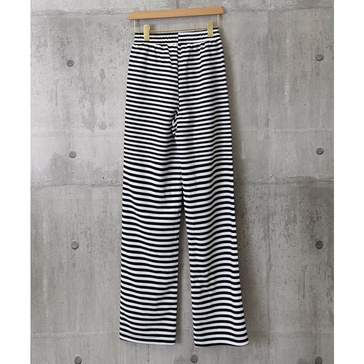 リラックスボーダーパンツウエスト紐韓国風 | SUNSHINE CLOSET | 詳細画像16 