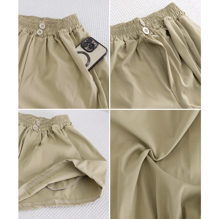 レディースきれいめショートパンツ ウエストゴム 楽ちんパンツ | SUNSHINE CLOSET | 詳細画像23 