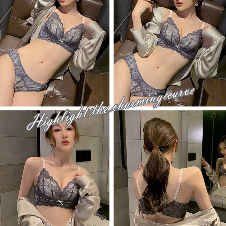 花柄レースブラショーツセット セクシー | SUNSHINE CLOSET | 詳細画像6 