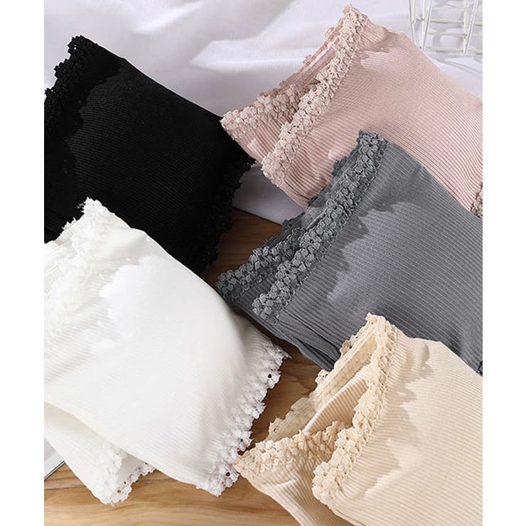 カップ付きインナー ズレ落ちない レースチューブトップ | SUNSHINE CLOSET | 詳細画像9 