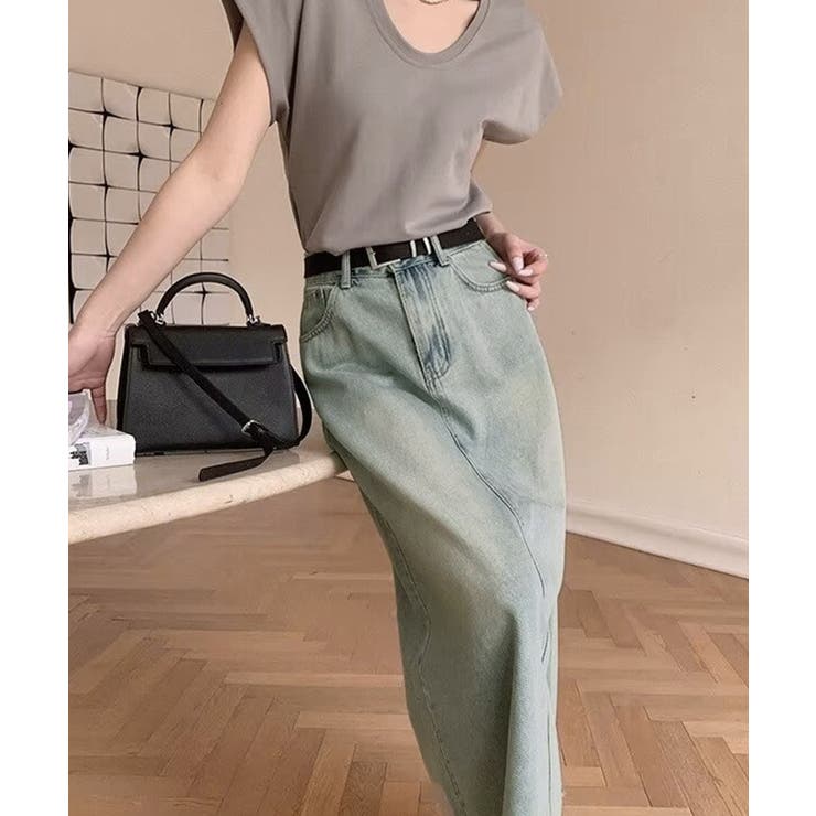 カットオフデザインデニムスカート 韓国風 | SUNSHINE CLOSET | 詳細画像10 