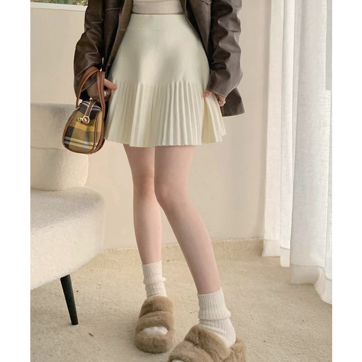 プリーツミニスカートニットスカート 秋冬 | SUNSHINE CLOSET | 詳細画像11 