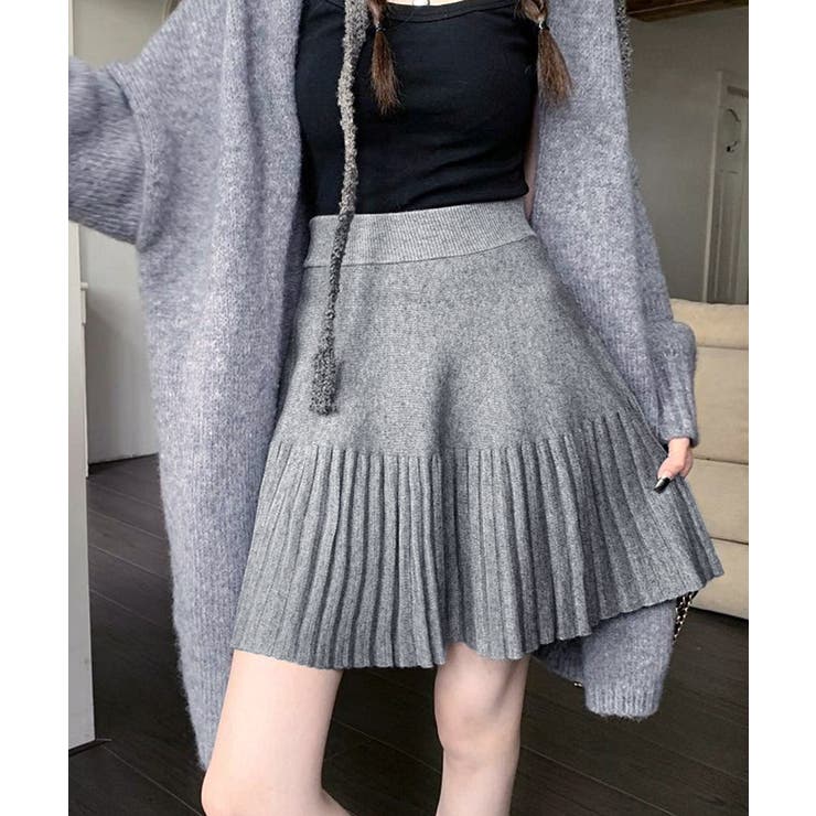 プリーツミニスカートニットスカート 秋冬 | SUNSHINE CLOSET | 詳細画像12 