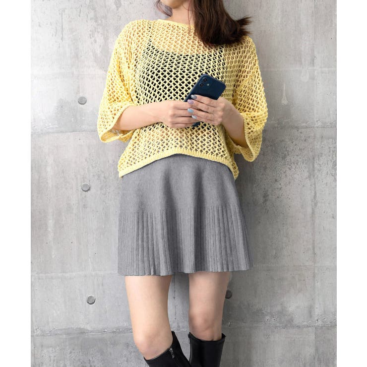 プリーツミニスカートニットスカート 秋冬 | SUNSHINE CLOSET | 詳細画像28 