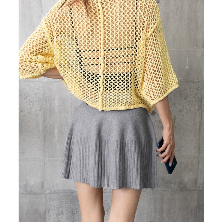 プリーツミニスカートニットスカート 秋冬 | SUNSHINE CLOSET | 詳細画像31 