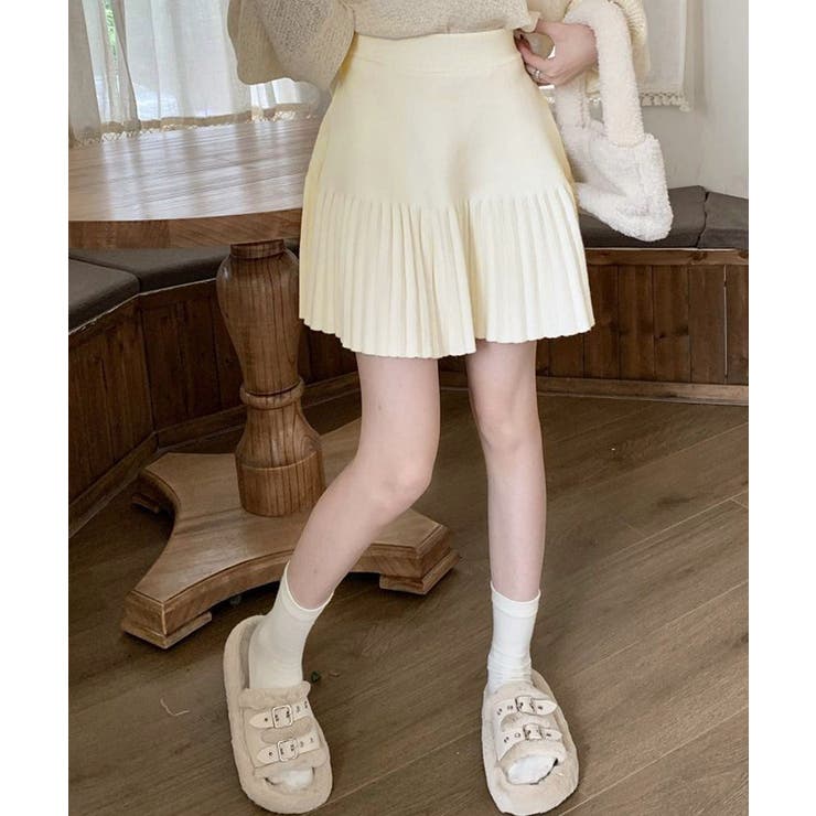 プリーツミニスカートニットスカート 秋冬 | SUNSHINE CLOSET | 詳細画像9 