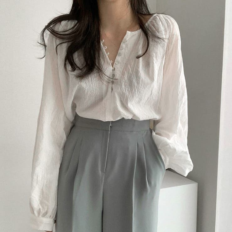 フロントボタン ブラウス バルーンシャツ | SUNSHINE CLOSET | 詳細画像8 