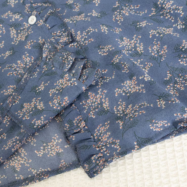 襟フリル シースルー 花柄ブラウス 女性 | SUNSHINE CLOSET | 詳細画像27 