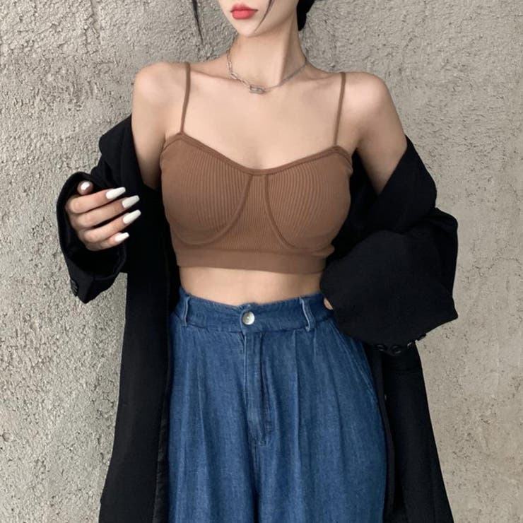 リブキャミソールパッド付き レディース | SUNSHINE CLOSET | 詳細画像9 