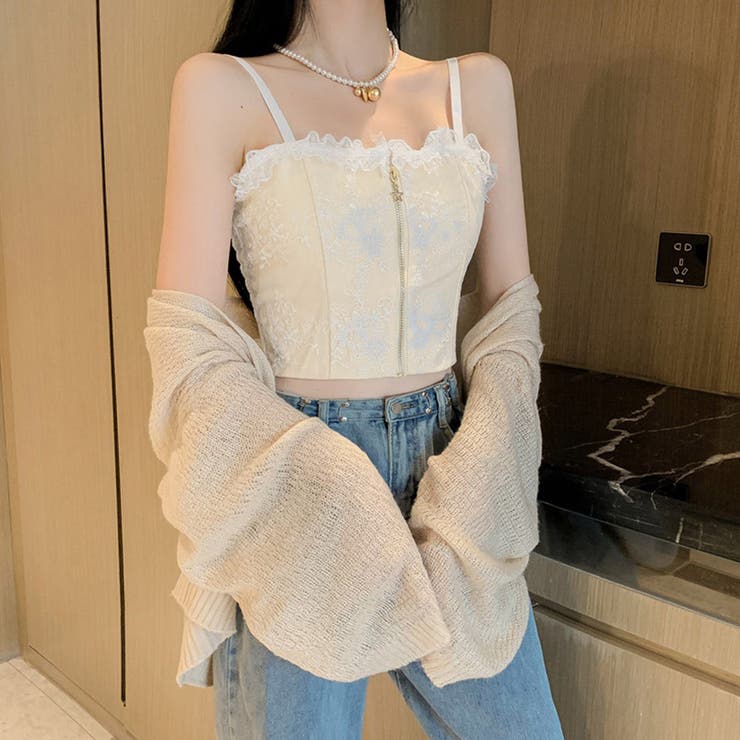 ソフトパッド入り レースキャミソール 春 | SUNSHINE CLOSET | 詳細画像10 