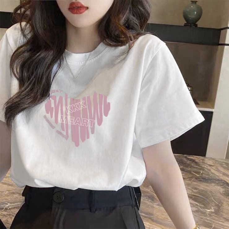 半袖Tシャツレディース 夏 ロゴ 韓国風[品番：AGCW0004446