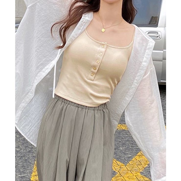 カップ付きUネックキャミソールレディース | SUNSHINE CLOSET | 詳細画像2 