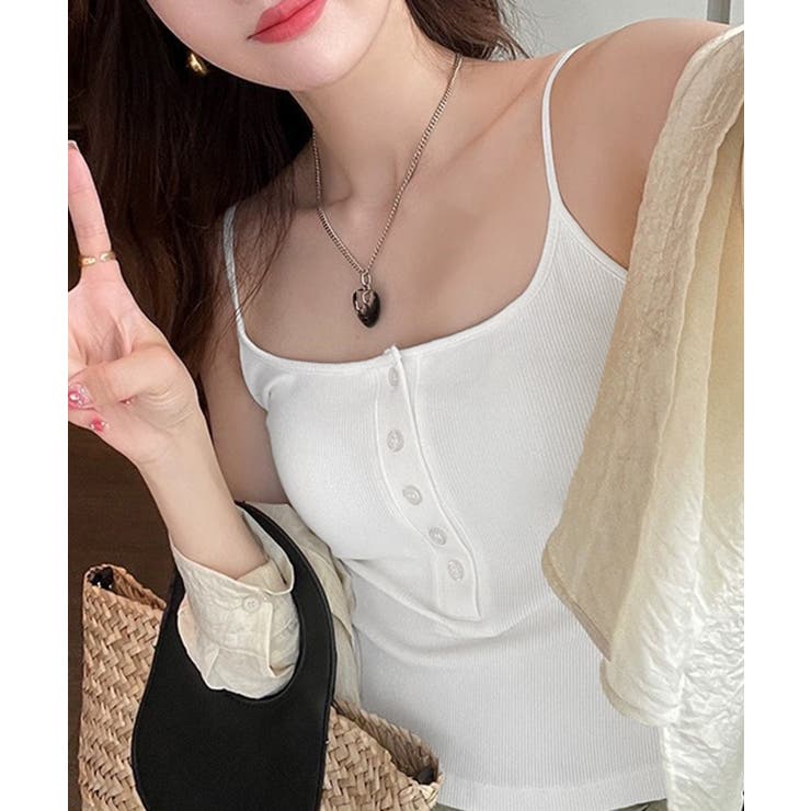 カップ付きUネックキャミソールレディース | SUNSHINE CLOSET | 詳細画像6 