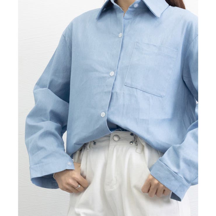 ビッグデニムシャツレディース重ね着お洒落 | SUNSHINE CLOSET | 詳細画像14 