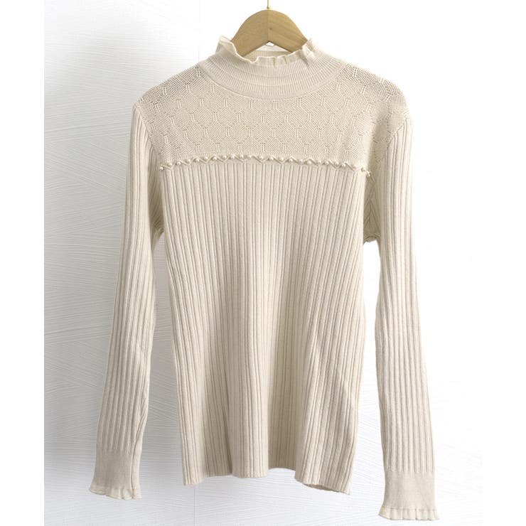 ハイネックニットトップスフリルニットソー | SUNSHINE CLOSET | 詳細画像19 