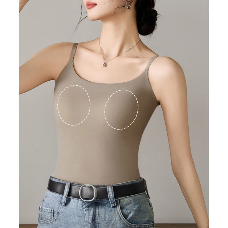 カップ付きキャミソール 韓国風ブラトップ | SUNSHINE CLOSET | 詳細画像6 