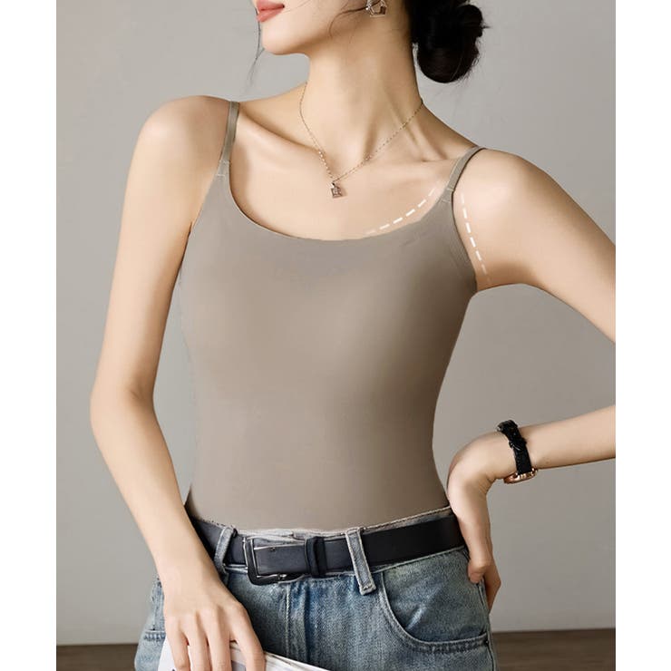 カップ付きキャミソール 韓国風ブラトップ | SUNSHINE CLOSET | 詳細画像7 