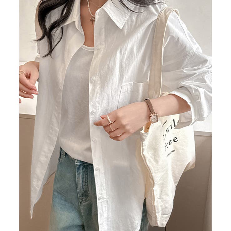 シャツレディースオーバーサイズ長袖シャツ | SUNSHINE CLOSET | 詳細画像1 