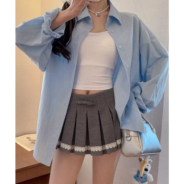 シャツレディースオーバーサイズ長袖シャツ | SUNSHINE CLOSET | 詳細画像14 