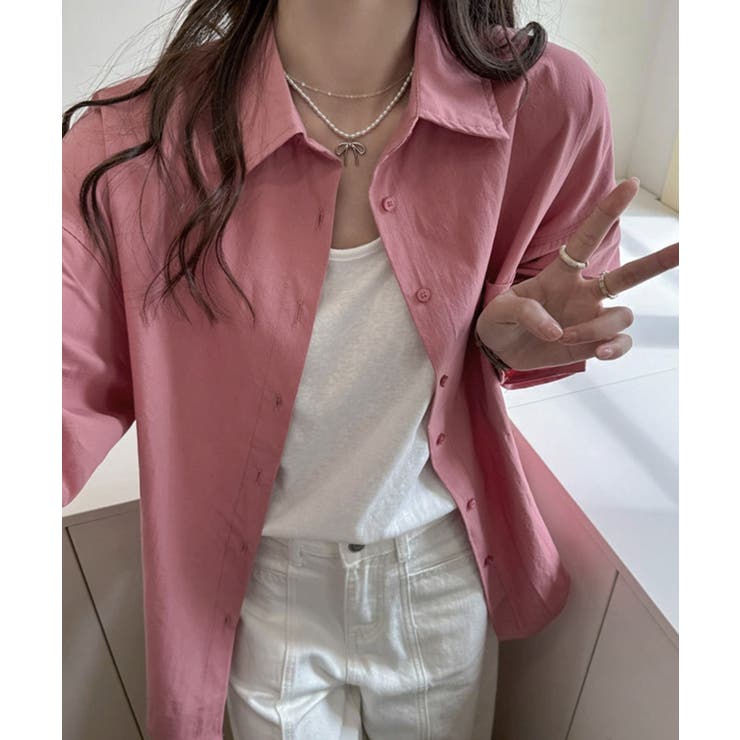 シャツレディースオーバーサイズ長袖シャツ | SUNSHINE CLOSET | 詳細画像15 