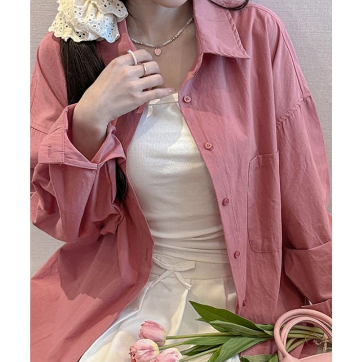 シャツレディースオーバーサイズ長袖シャツ | SUNSHINE CLOSET | 詳細画像16 