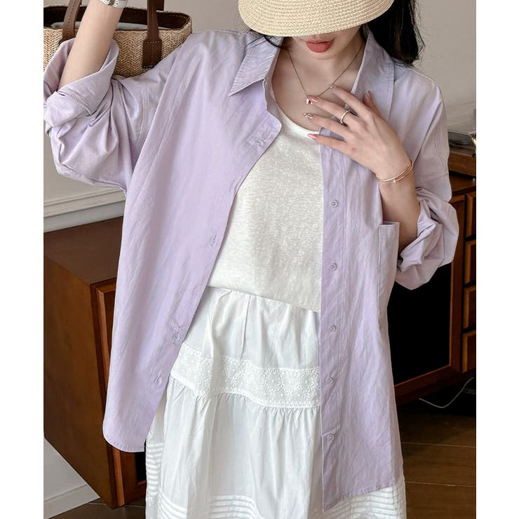 シャツレディースオーバーサイズ長袖シャツ | SUNSHINE CLOSET | 詳細画像18 