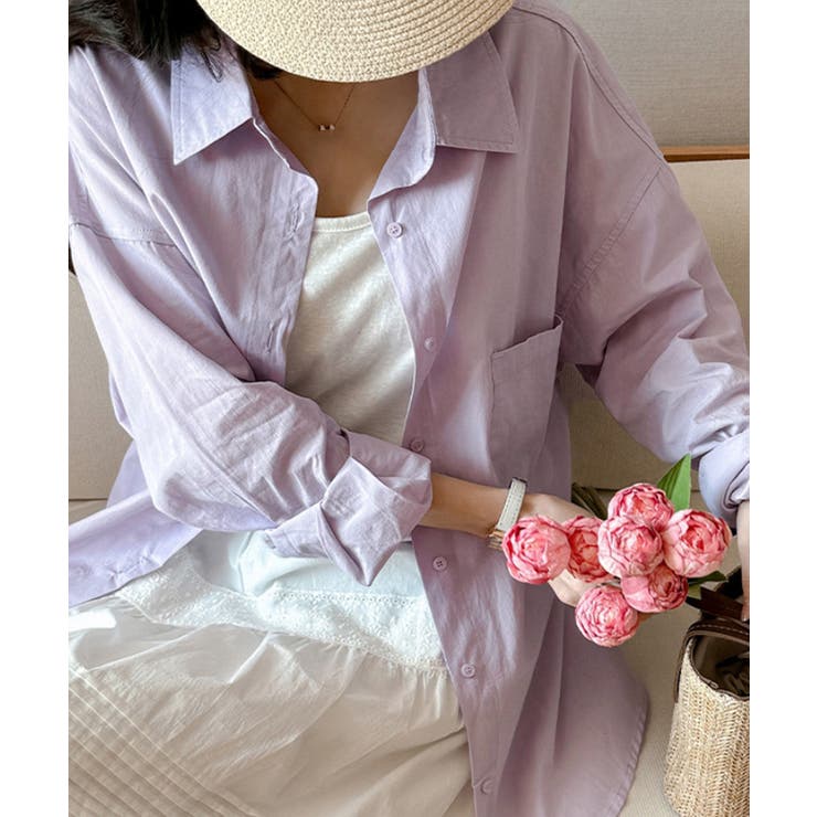 シャツレディースオーバーサイズ長袖シャツ | SUNSHINE CLOSET | 詳細画像19 