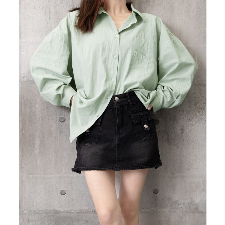 シャツレディースオーバーサイズ長袖シャツ | SUNSHINE CLOSET | 詳細画像23 