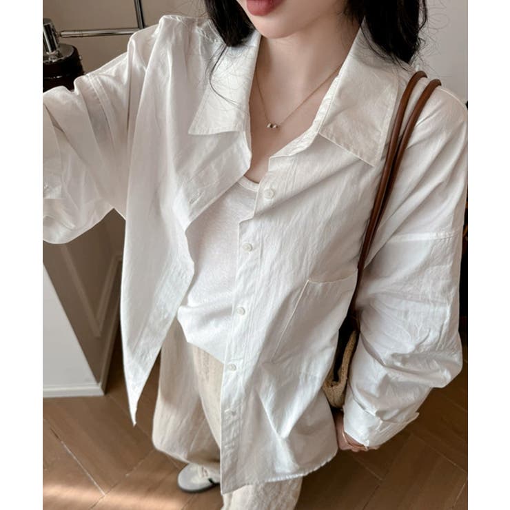 シャツレディースオーバーサイズ長袖シャツ | SUNSHINE CLOSET | 詳細画像3 