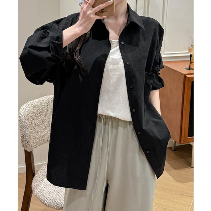 シャツレディースオーバーサイズ長袖シャツ | SUNSHINE CLOSET | 詳細画像7 
