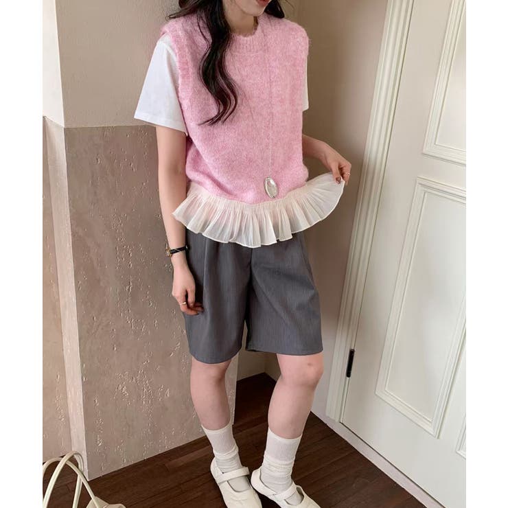 ニットベスト レディースチョッキ 重ね着 | SUNSHINE CLOSET | 詳細画像15 