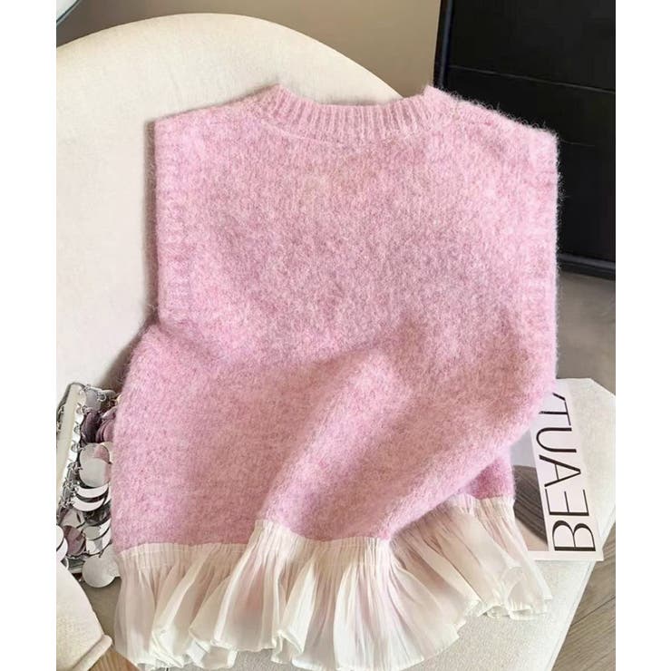 ニットベスト レディースチョッキ 重ね着 | SUNSHINE CLOSET | 詳細画像17 