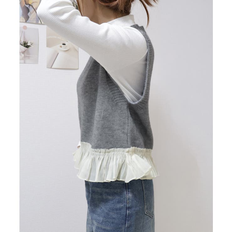 ニットベスト レディースチョッキ 重ね着 | SUNSHINE CLOSET | 詳細画像19 
