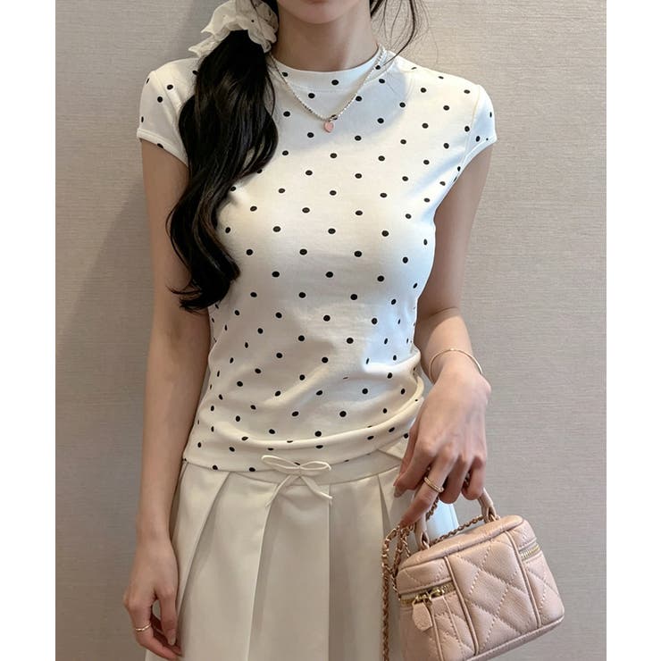 tシャツ半袖コンパクトTシャツ カットソー半袖 韓国風 | SUNSHINE CLOSET | 詳細画像1 