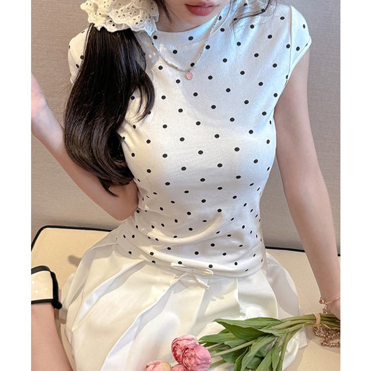 tシャツ半袖コンパクトTシャツ カットソー半袖 韓国風 | SUNSHINE CLOSET | 詳細画像11 