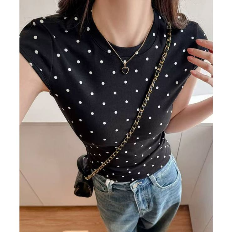 tシャツ半袖コンパクトTシャツ カットソー半袖 韓国風 | SUNSHINE CLOSET | 詳細画像15 