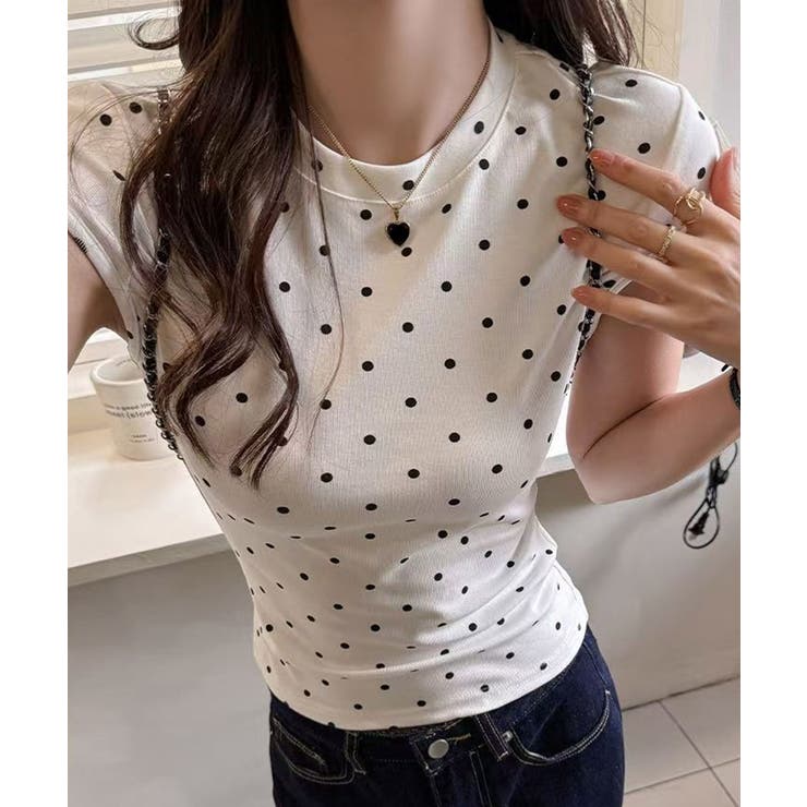 tシャツ半袖コンパクトTシャツ カットソー半袖 韓国風 | SUNSHINE CLOSET | 詳細画像17 