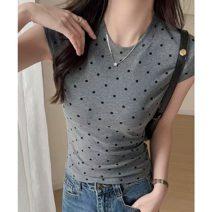 tシャツ半袖コンパクトTシャツ カットソー半袖 韓国風 | SUNSHINE CLOSET | 詳細画像19 