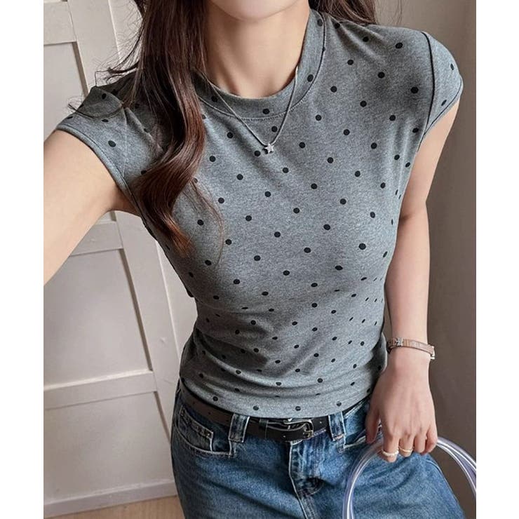 tシャツ半袖コンパクトTシャツ カットソー半袖 韓国風 | SUNSHINE CLOSET | 詳細画像20 