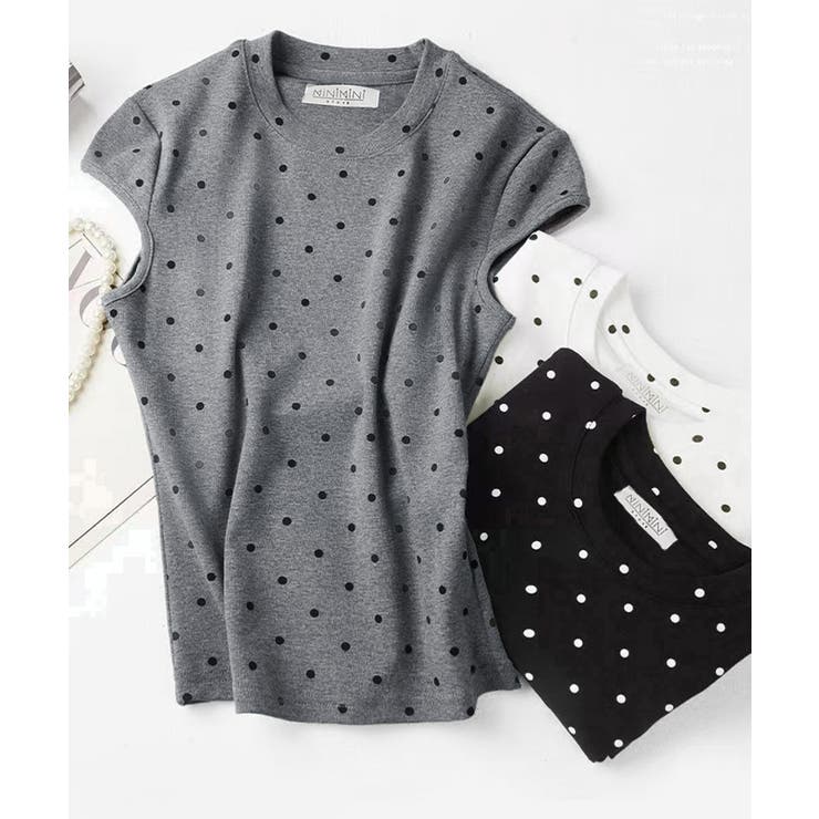tシャツ半袖コンパクトTシャツ カットソー半袖 韓国風 | SUNSHINE CLOSET | 詳細画像22 