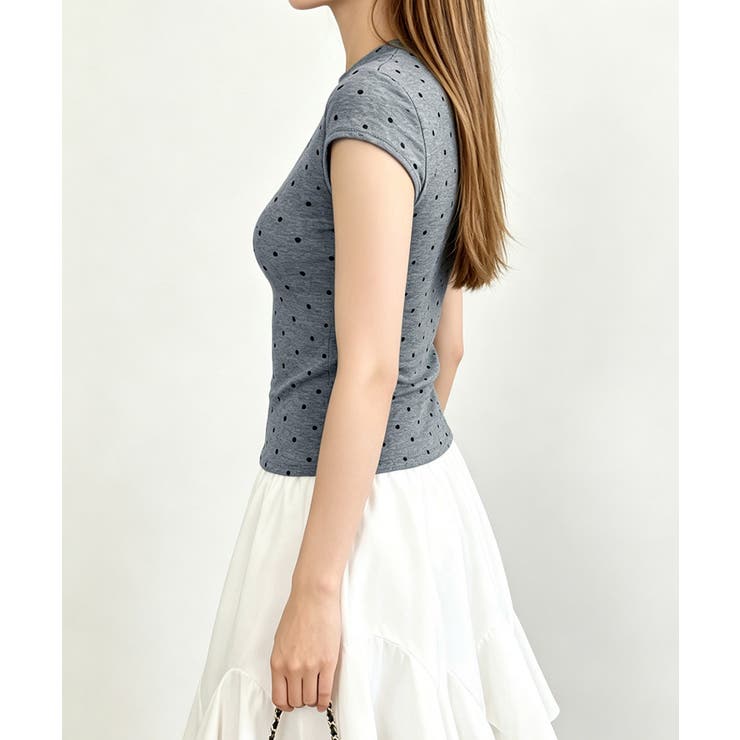 tシャツ半袖コンパクトTシャツ カットソー半袖 韓国風 | SUNSHINE CLOSET | 詳細画像25 