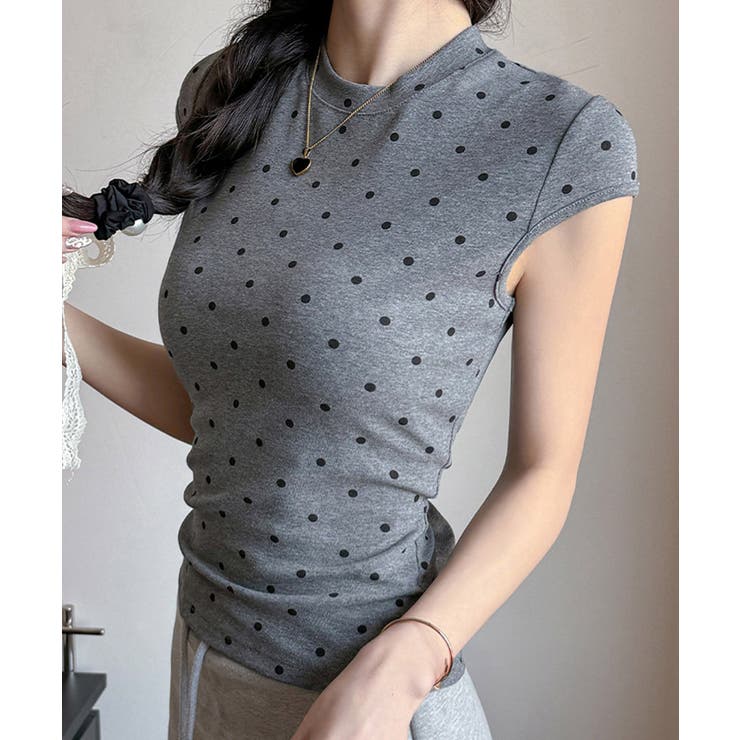 tシャツ半袖コンパクトTシャツ カットソー半袖 韓国風 | SUNSHINE CLOSET | 詳細画像3 