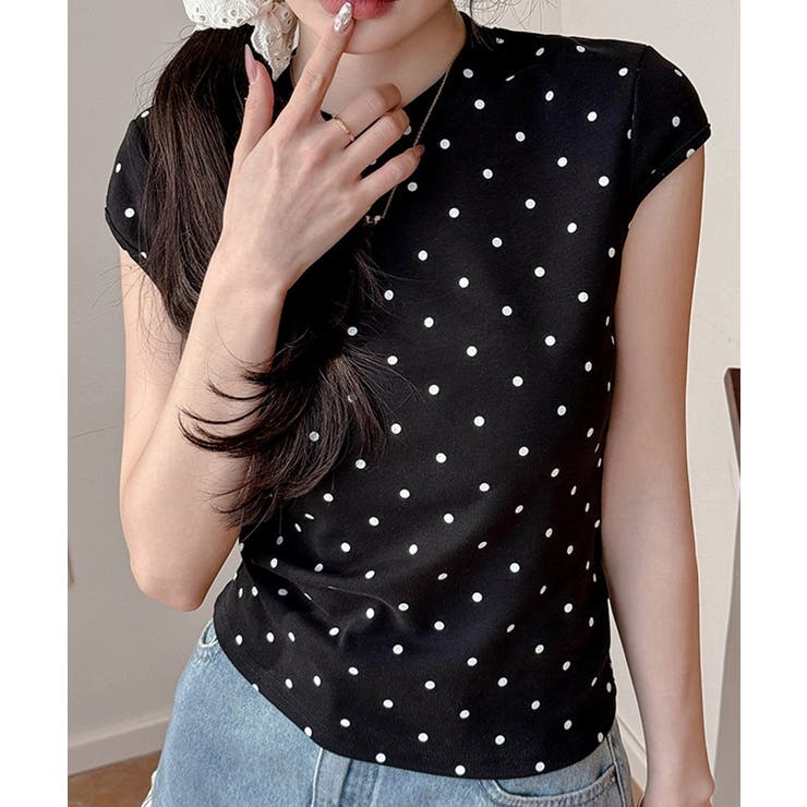 tシャツ半袖コンパクトTシャツ カットソー半袖 韓国風 | SUNSHINE CLOSET | 詳細画像7 