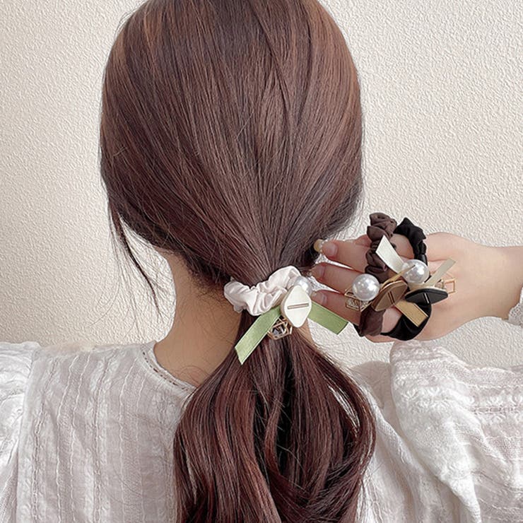 シュシュリボンヘアゴム ヘアアクセサリー | SUNSHINE CLOSET | 詳細画像5 