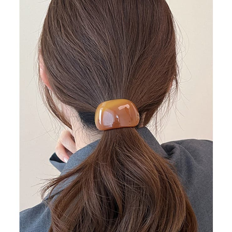 ミックスカラーカーブヘアゴムレトロお洒落 | SUNSHINE CLOSET | 詳細画像12 