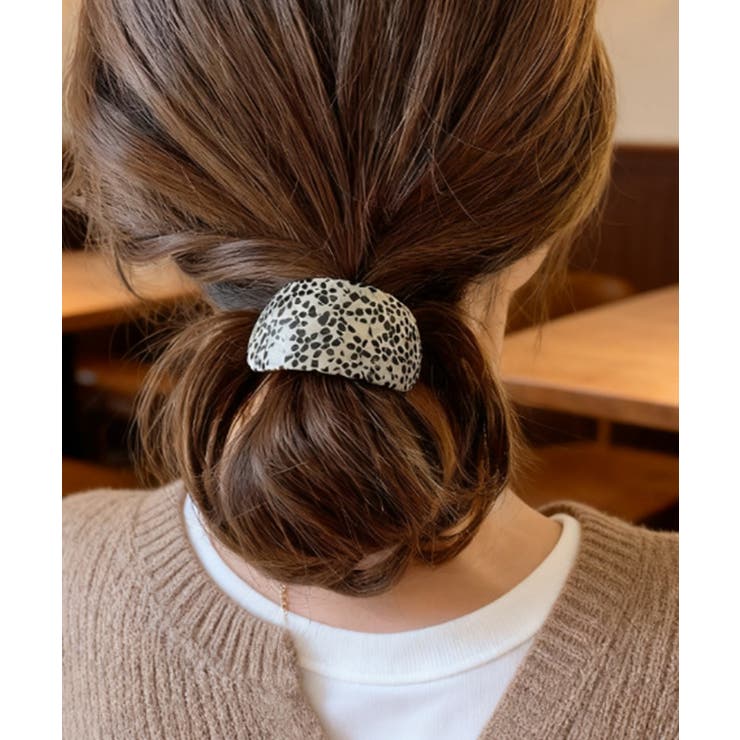 ミックスカラーカーブヘアゴムレトロお洒落 | SUNSHINE CLOSET | 詳細画像8 