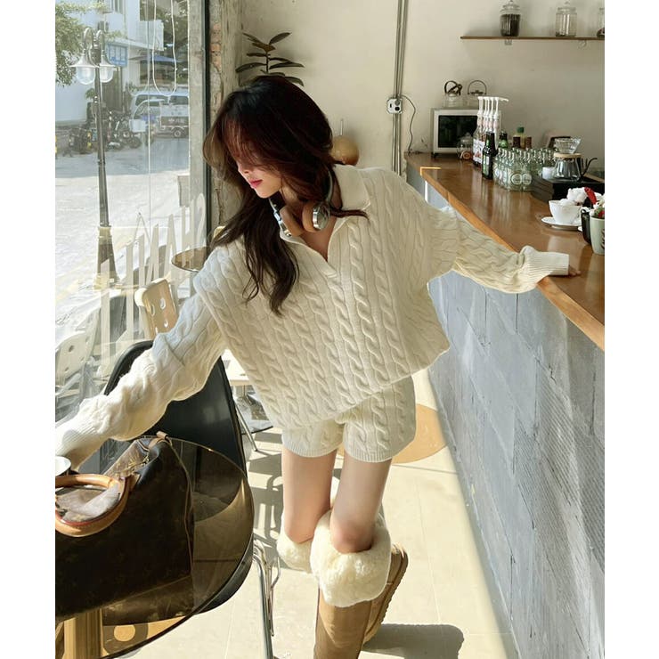 ニットトップス ショートパンツ ニットパンツ | SUNSHINE CLOSET | 詳細画像12 